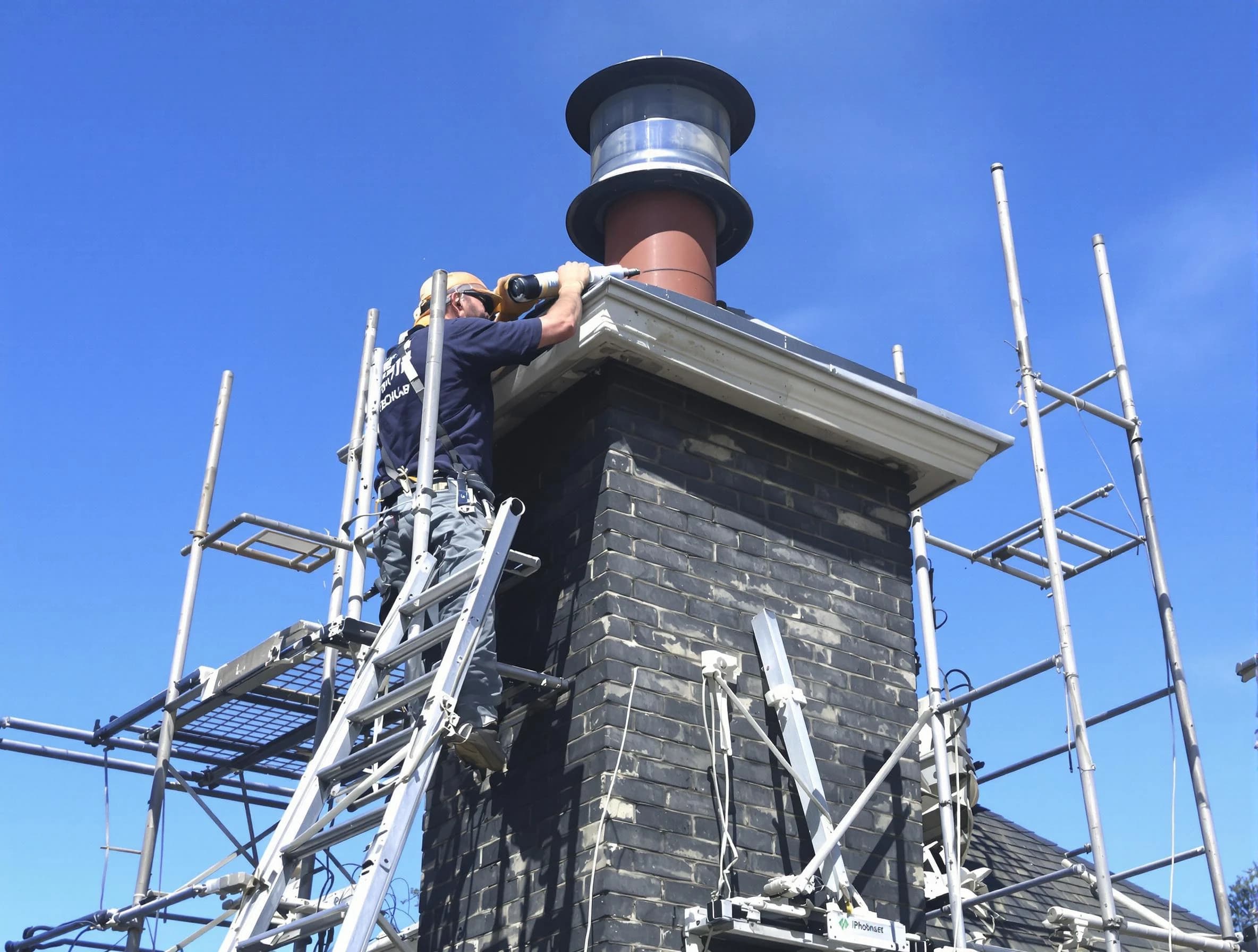 Sturdy chimney crown finished by Petersburg Chimney Sweep in Petersburg, VA
