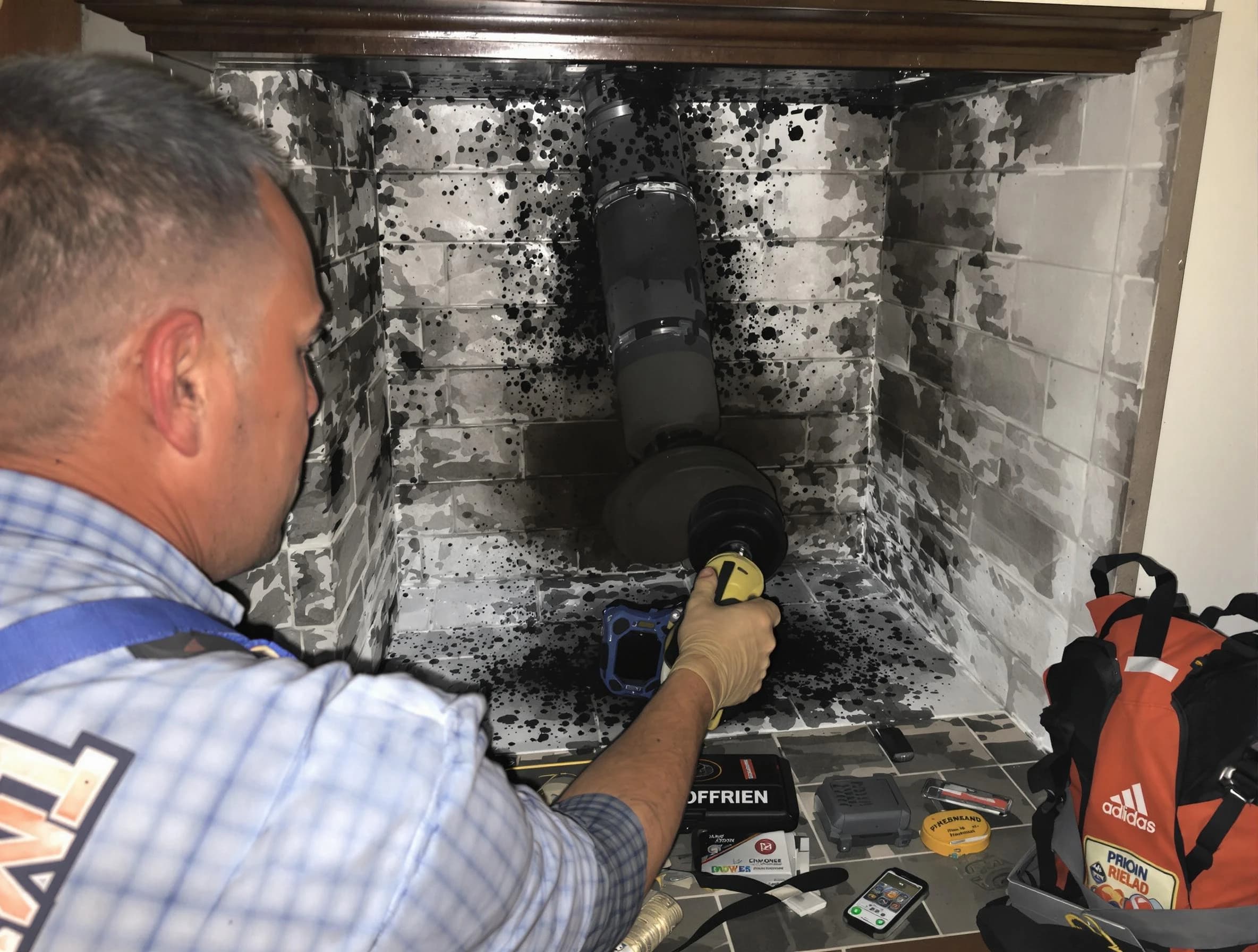 Creosote removal service by Petersburg Chimney Sweep in Petersburg, VA