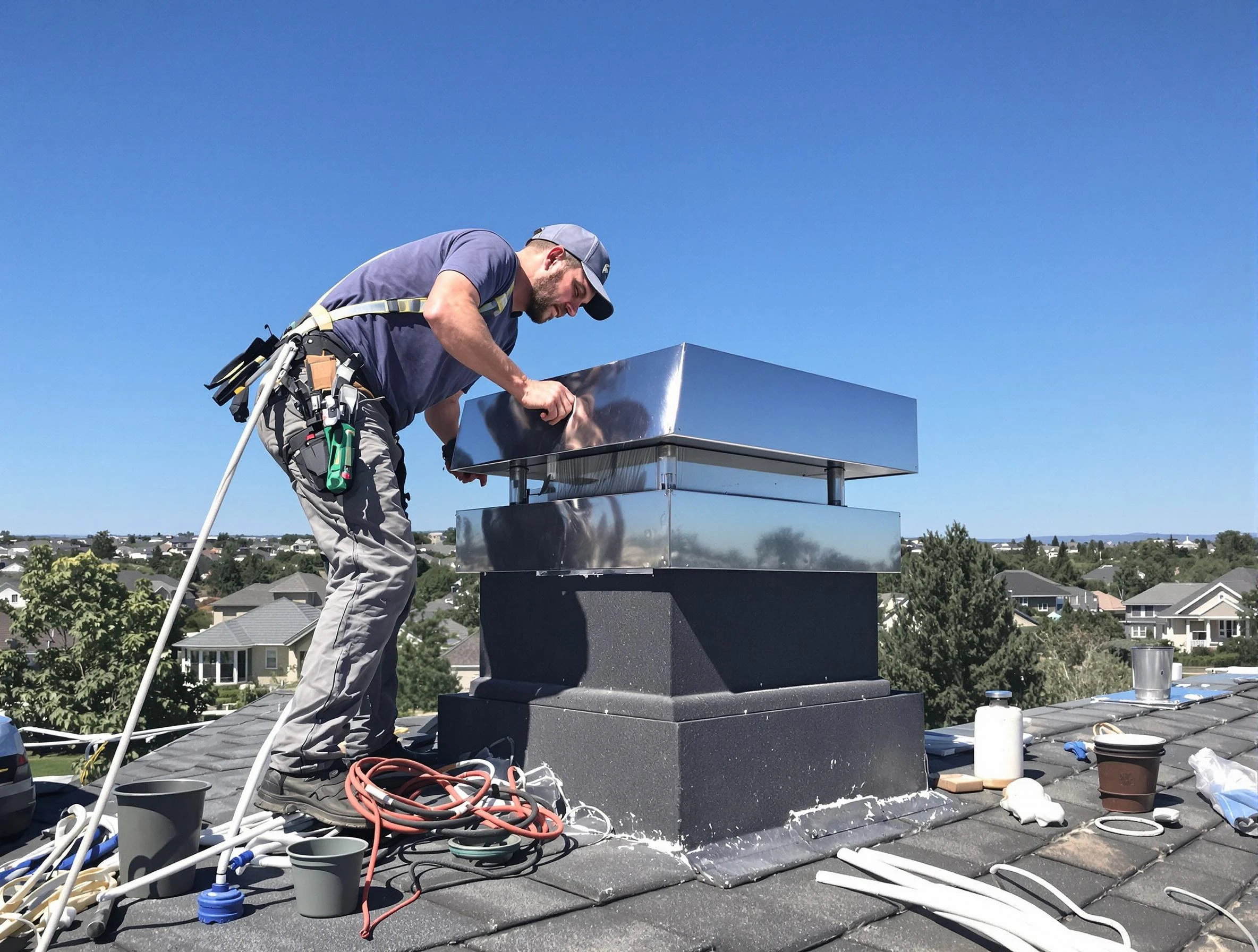 Chimney Cap Services in Petersburg