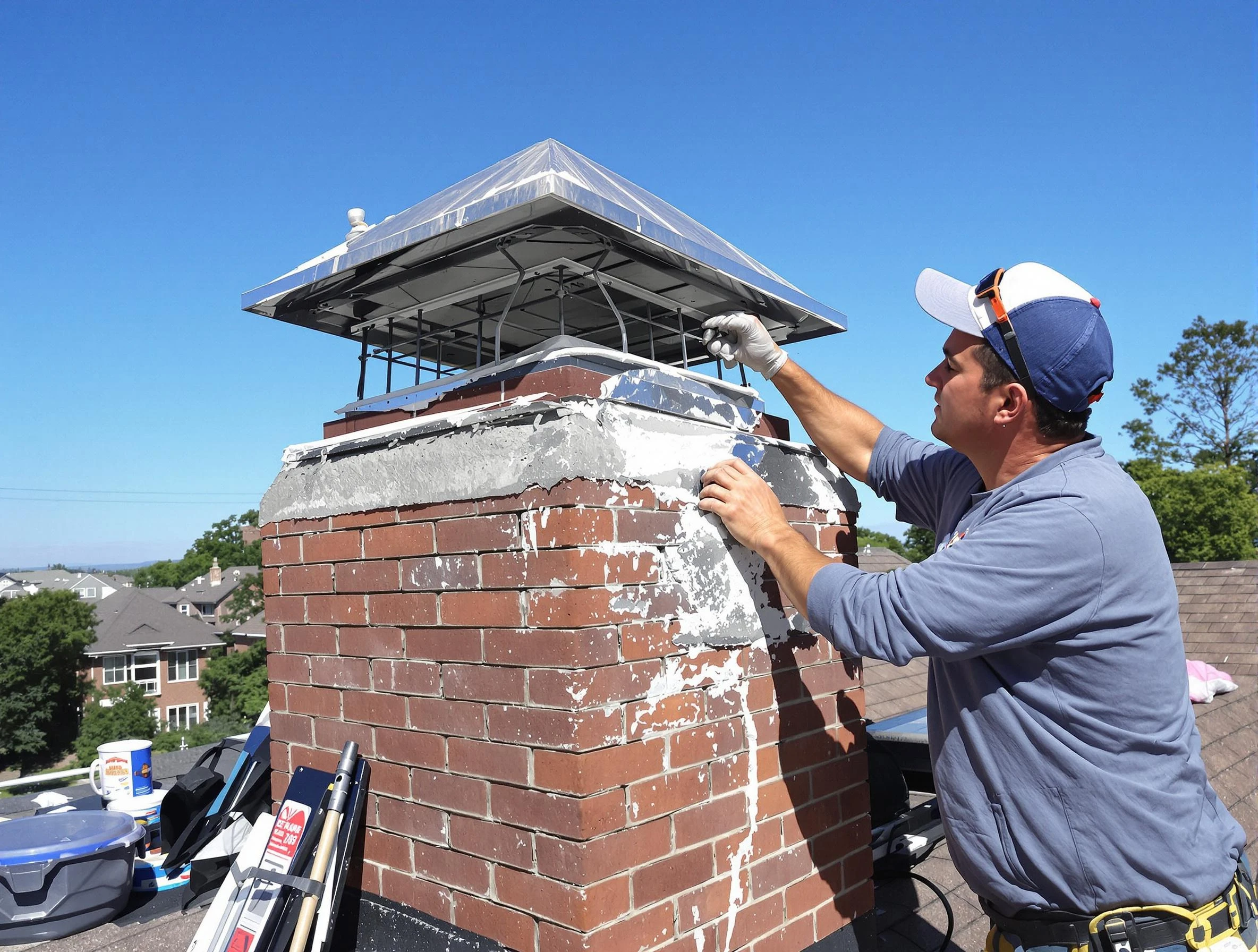 Chimney Crown Services in Petersburg