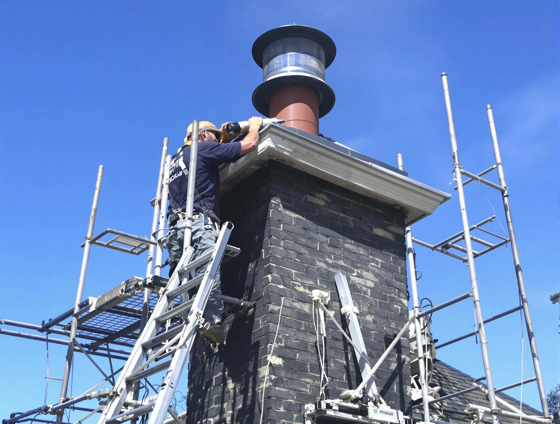 Sturdy chimney crown finished by Petersburg Chimney Sweep in Petersburg, VA