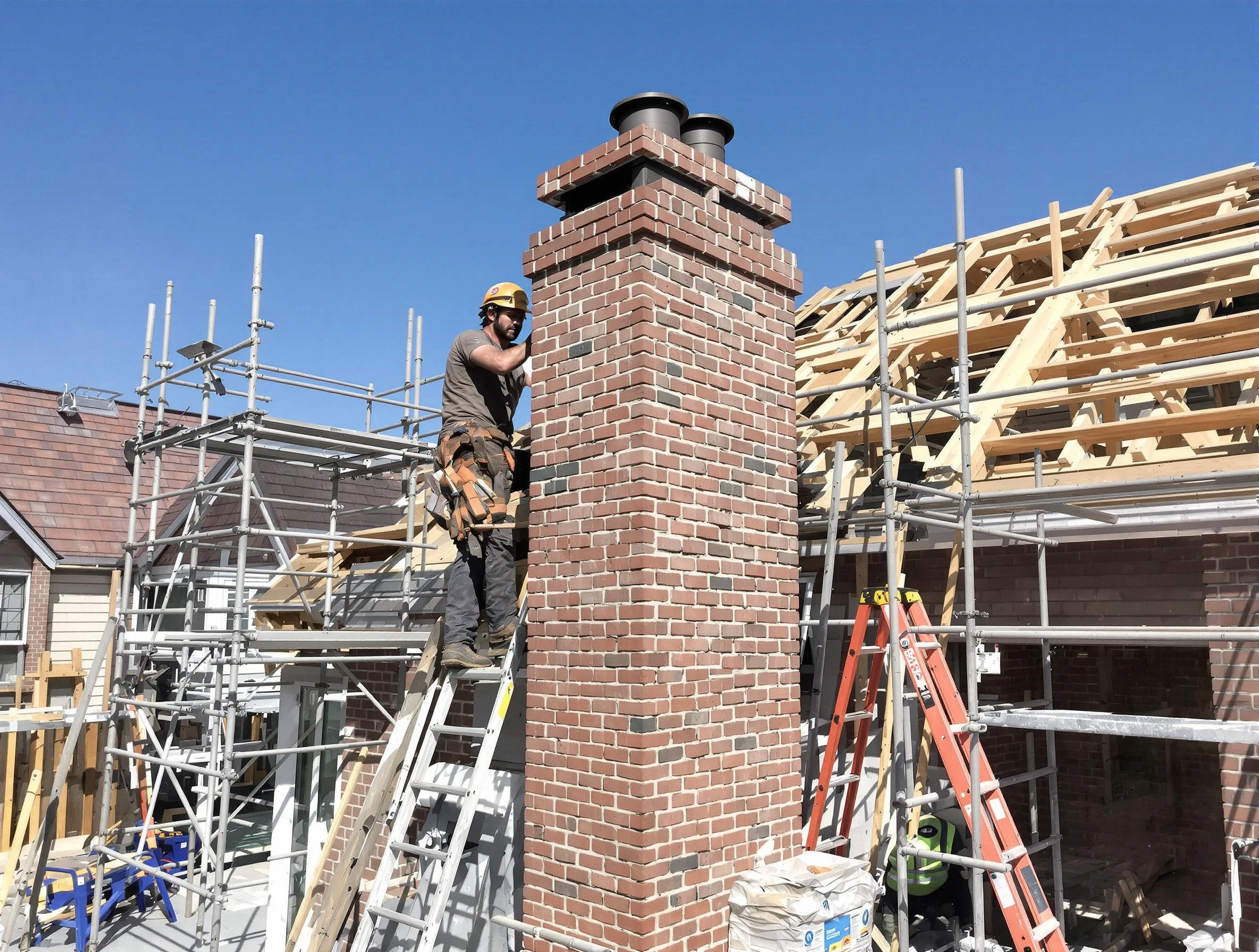 New chimney installation completed by Petersburg Chimney Sweep in Petersburg, VA